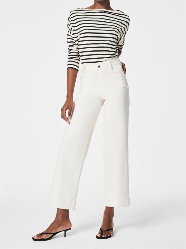 HOT SALE Cropped Wide-Leg Jeans