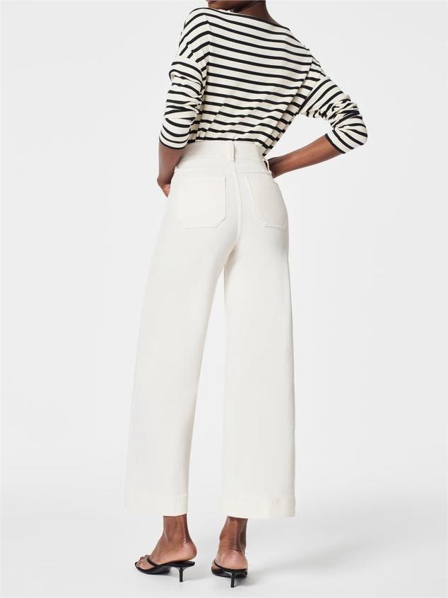 HOT SALE Cropped Wide-Leg Jeans