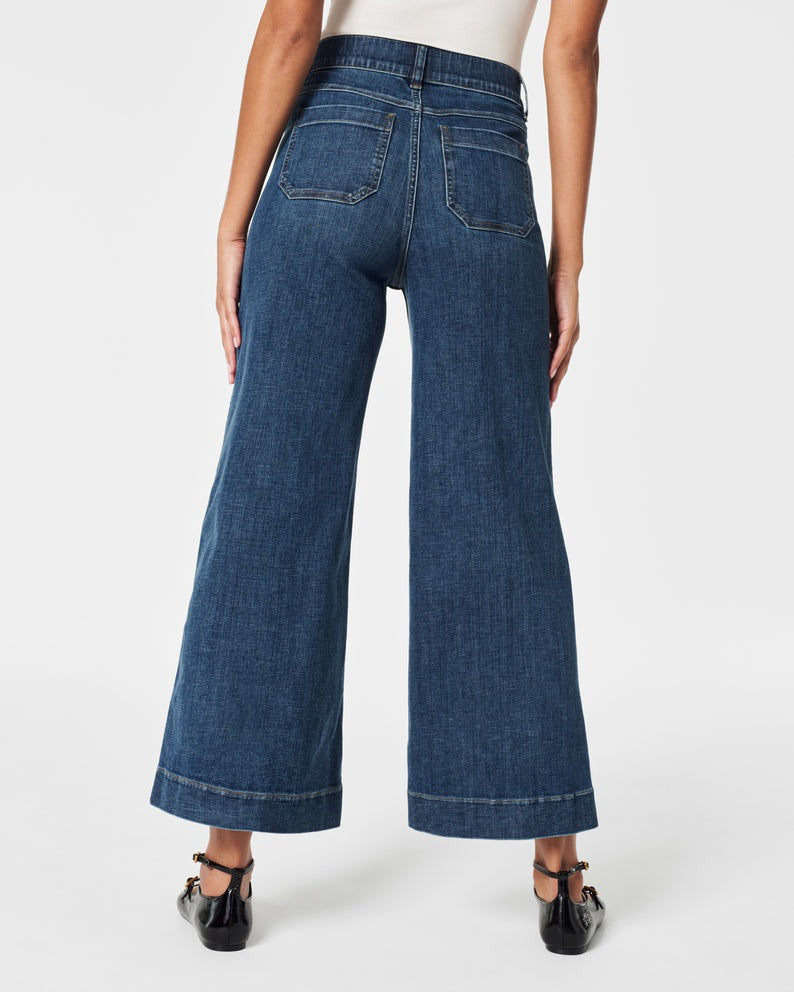 HOT SALE Cropped Wide-Leg Jeans