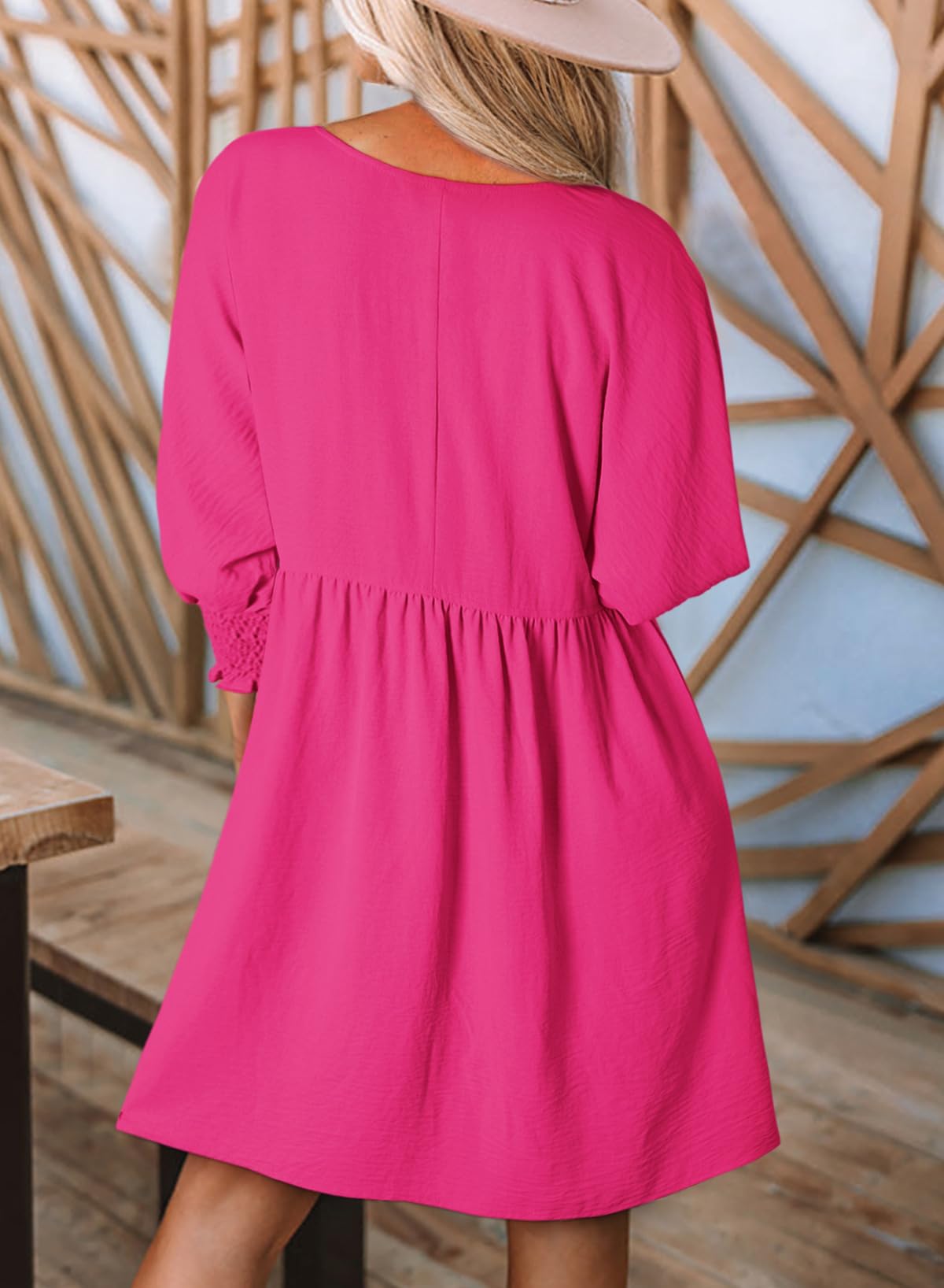 Women's Spring Casual Swing Tunic Dress